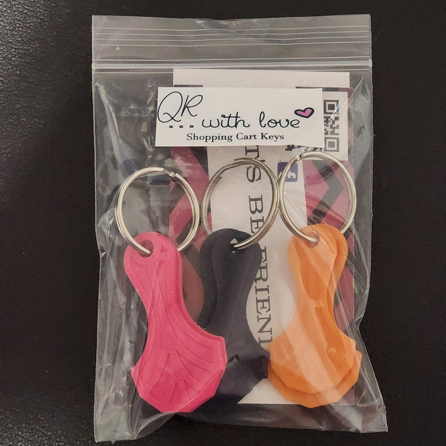 Shopping Cart Keys - Removable Canadian Loonie and Quarter Key